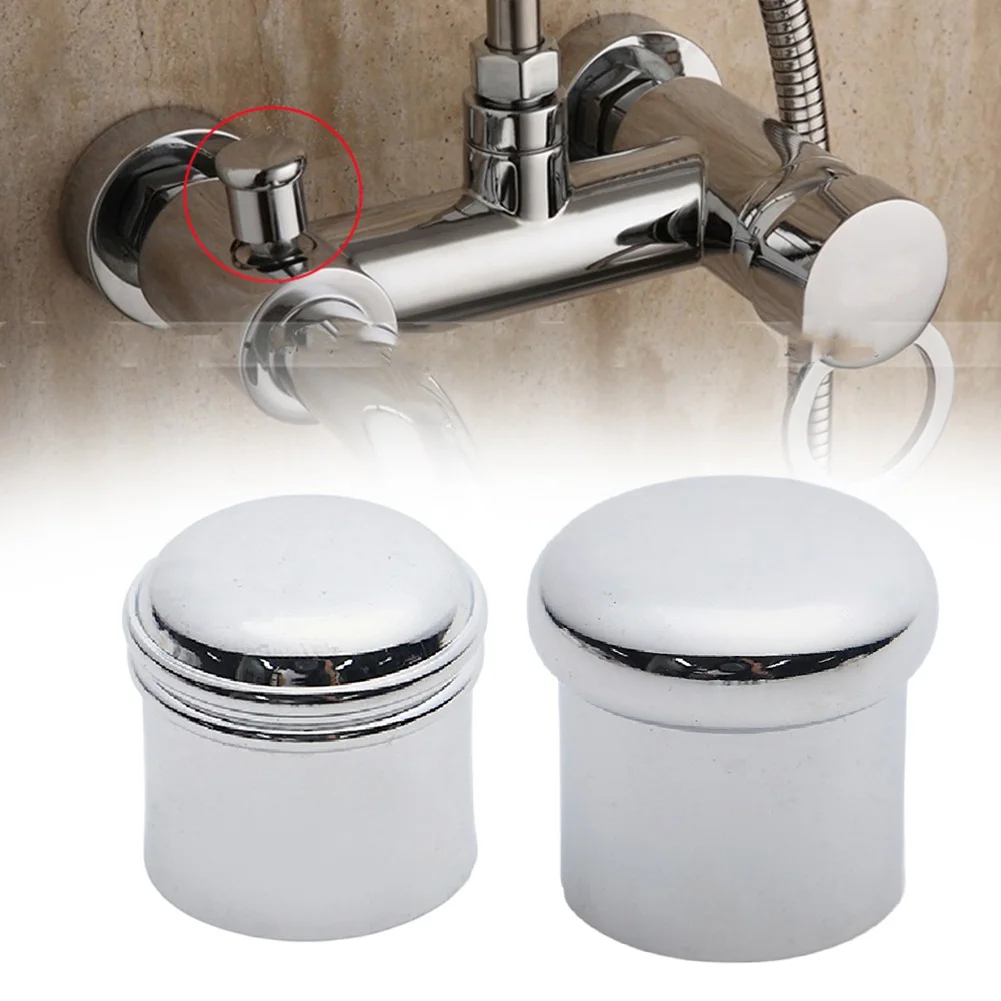 Copper Shower Pull Cap Switch For Water Outlet, 20x18mm Silver Replacement Handle Faucet Part Home Bathroom Accessories