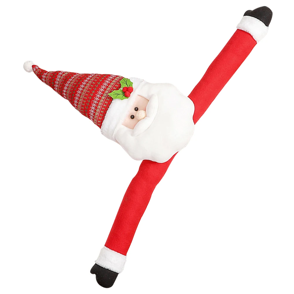 

Christmas Tree Topper Santa Hugging Gnome Bottle Cover Green Holiday Xmas Decorations Indoor Party Decor