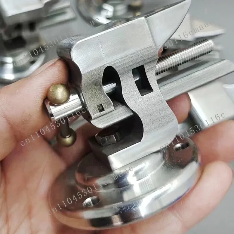 New 304 Stainless Steel Mini Vise with Anvil, Manual Tool, Adjustable Desktop Clip, Repair Decoration, Anvil, DIY Base