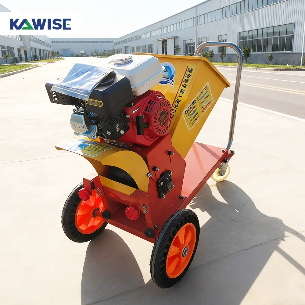 AIROW Farm Waste Crusher for Branches, Straw, Crop Stalks and Garden Plant Waste Mobile Processing