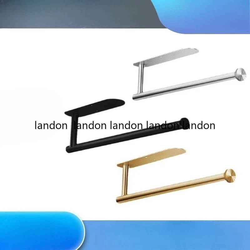 

Kitchen Paper Towel Holder Adhesive Tissue Hanger Toilet Roll Paper Dispenser Cabinet Storage Napkin Rack Bathroom Accessories