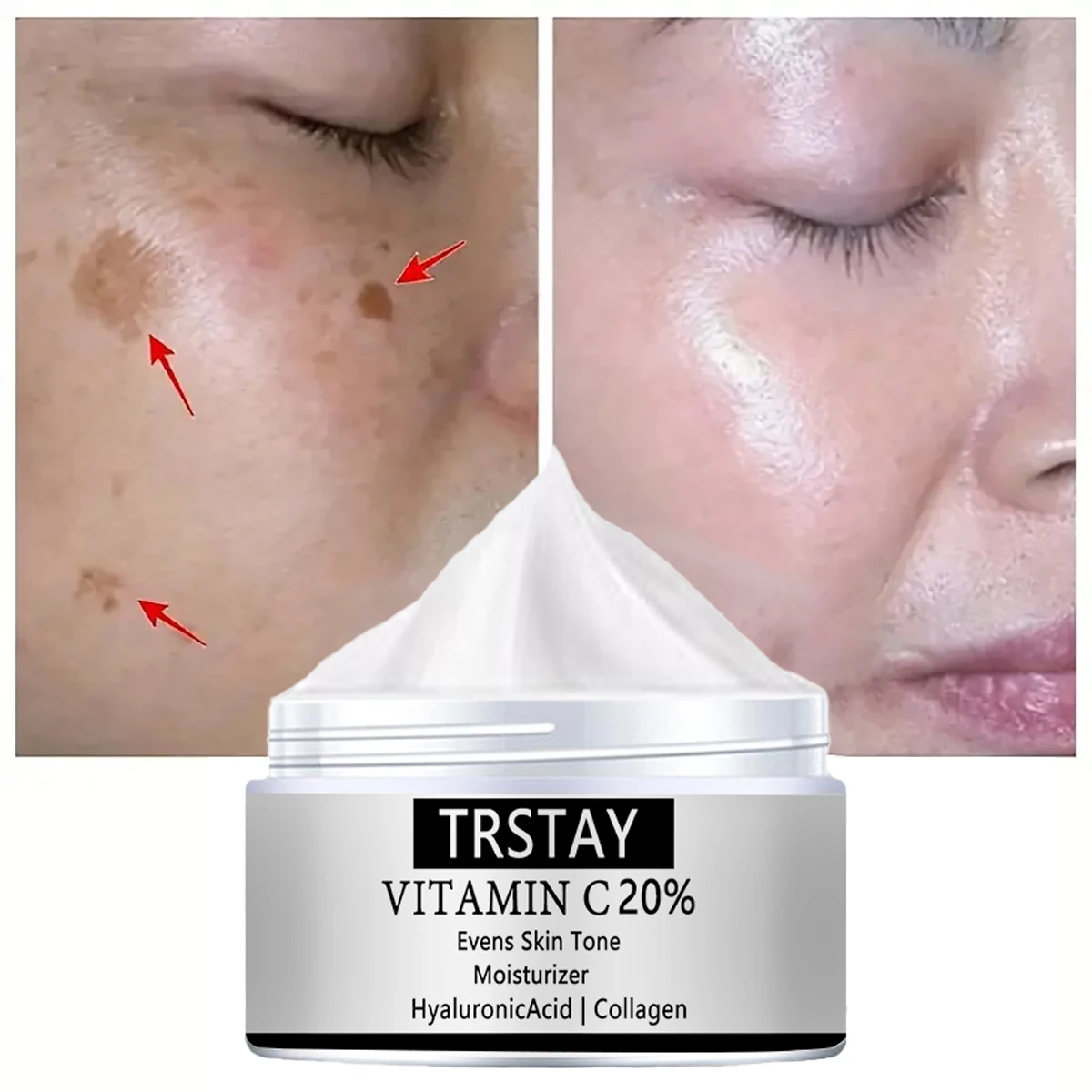 

Anti Aging Face Cream, Rich In Collagen, Prevents Dry Lines, Moisturizes And Moisturizes