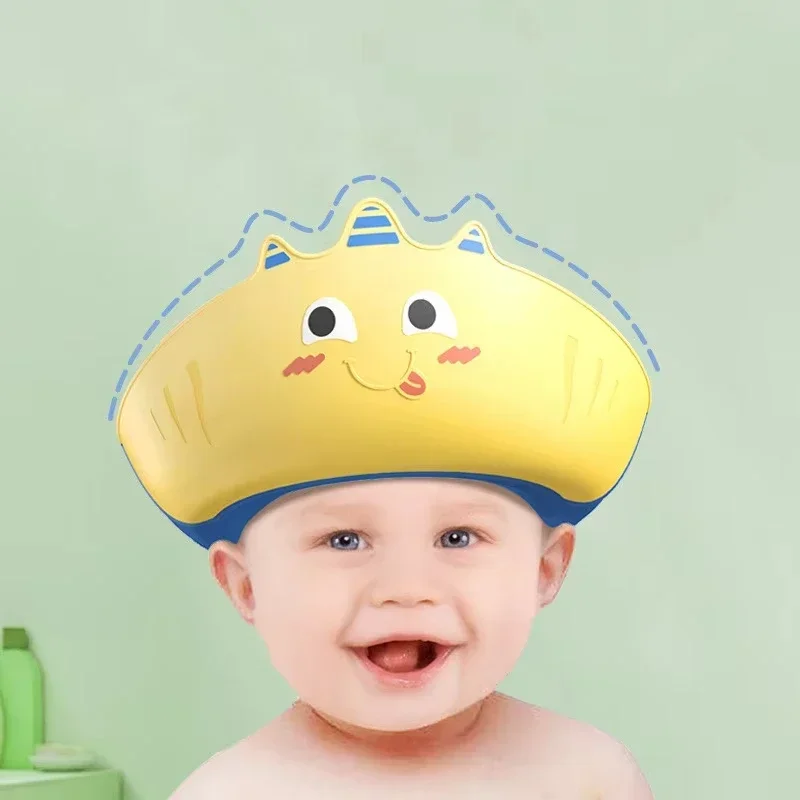 Adjustable Hair Wash Hat for Kids Baby Shower Soft Cap  Ear Protection Safe Children Shampoo Bathing Shower Protect Head Cover