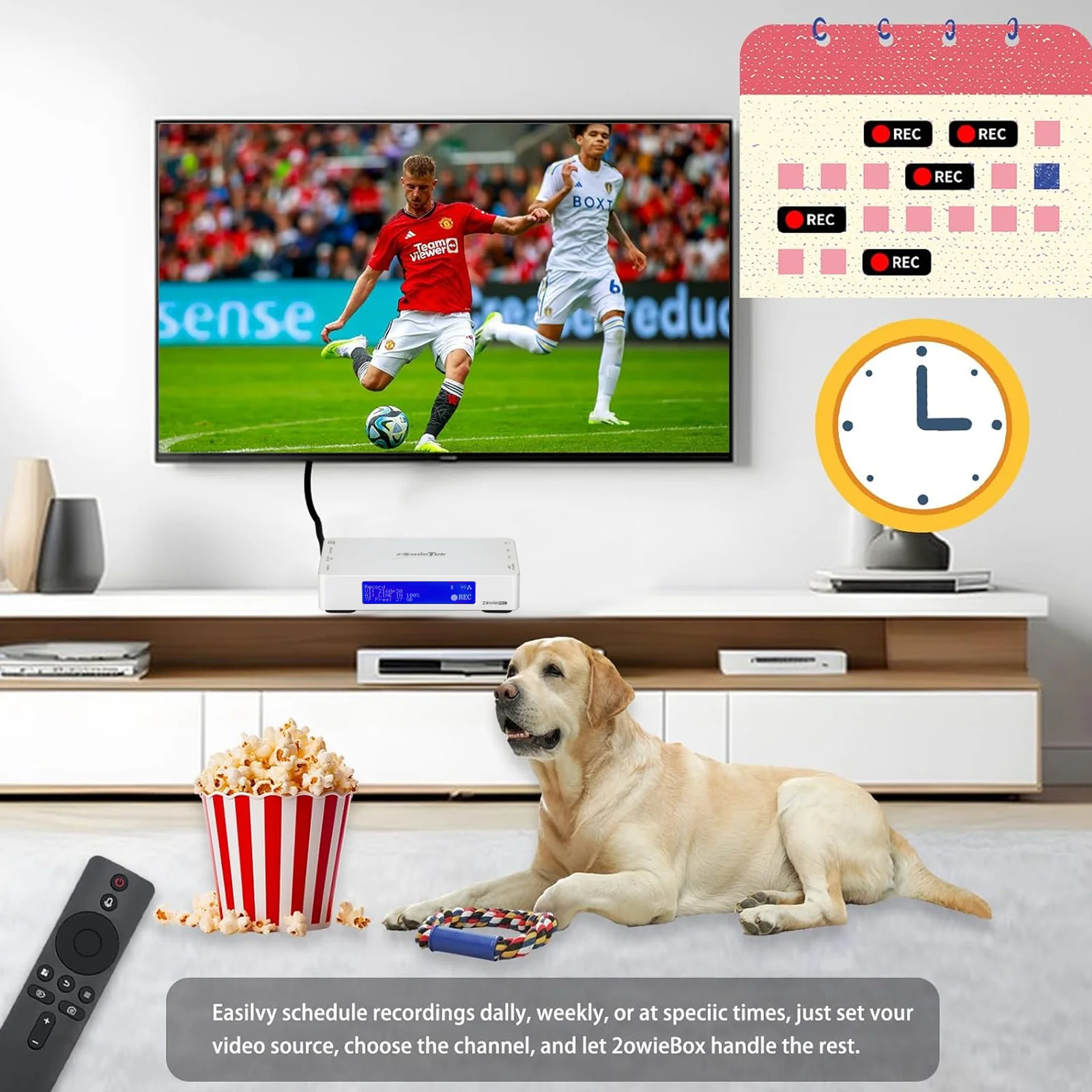 Kép 7: Zowierec 4K hdml Digitális videó recorder|no PC required|remote control|playback|schedule record|4k@30fps|4k60 loopout|1080p