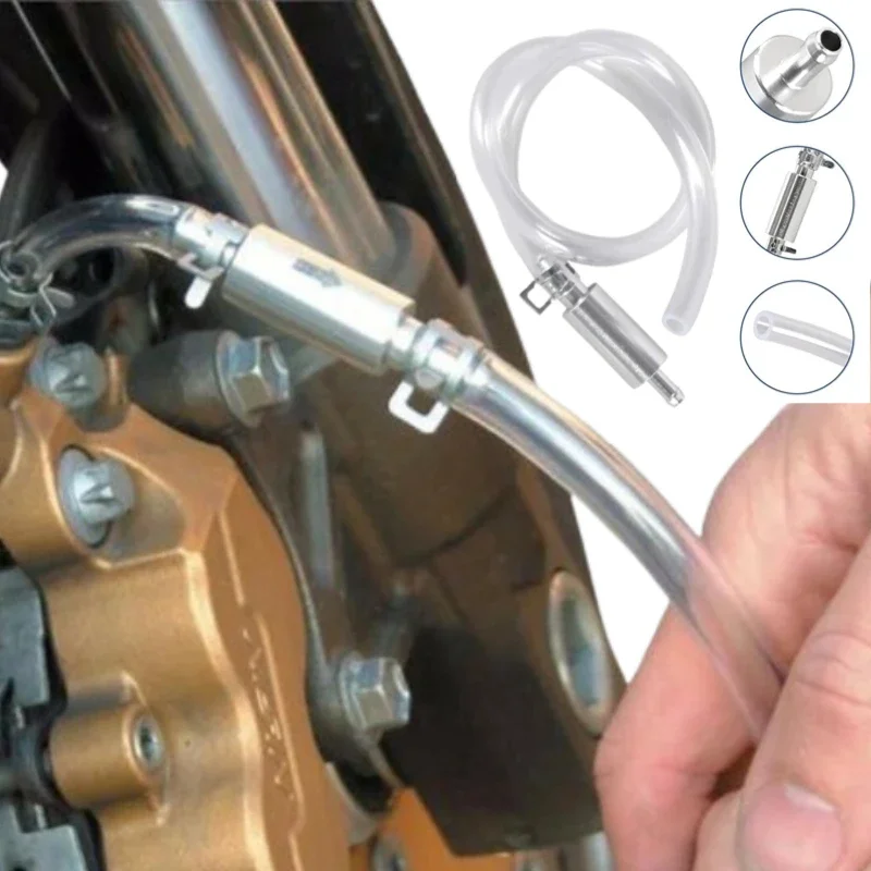 

Car Motorcycle Brake Bleeding Oil Change Pump Tool Bleeder Fluid Hose Hydraulic Clutch Valve Tube Set Pit Dirt Bike Accessories