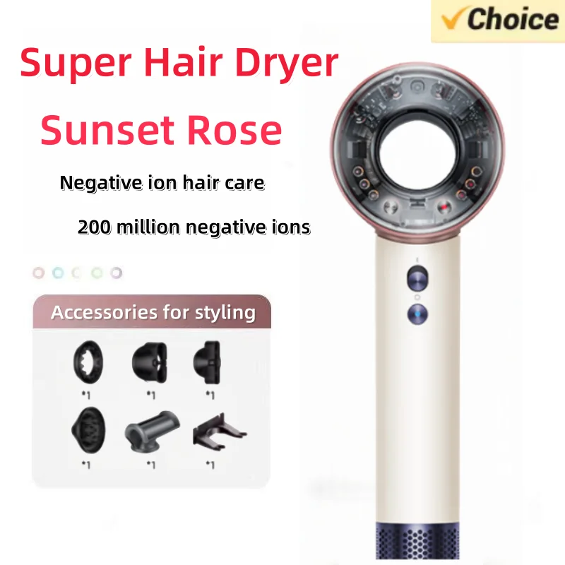 

Professional hair drying device for salons. High power. Quick drying. Negative ion hair dryer. Household type hair dryer.
