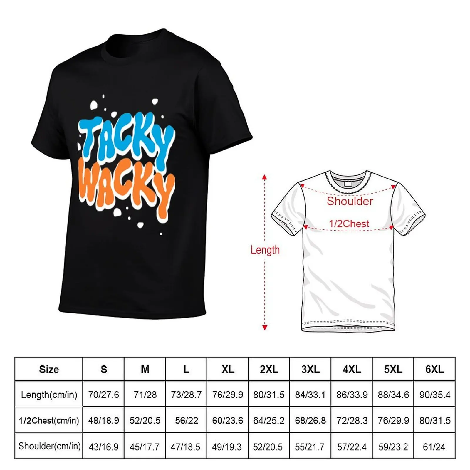 Tiko Merch Tacky Wacky T-Shirt anime stuff rapper graphic tees t shirts for men cotton