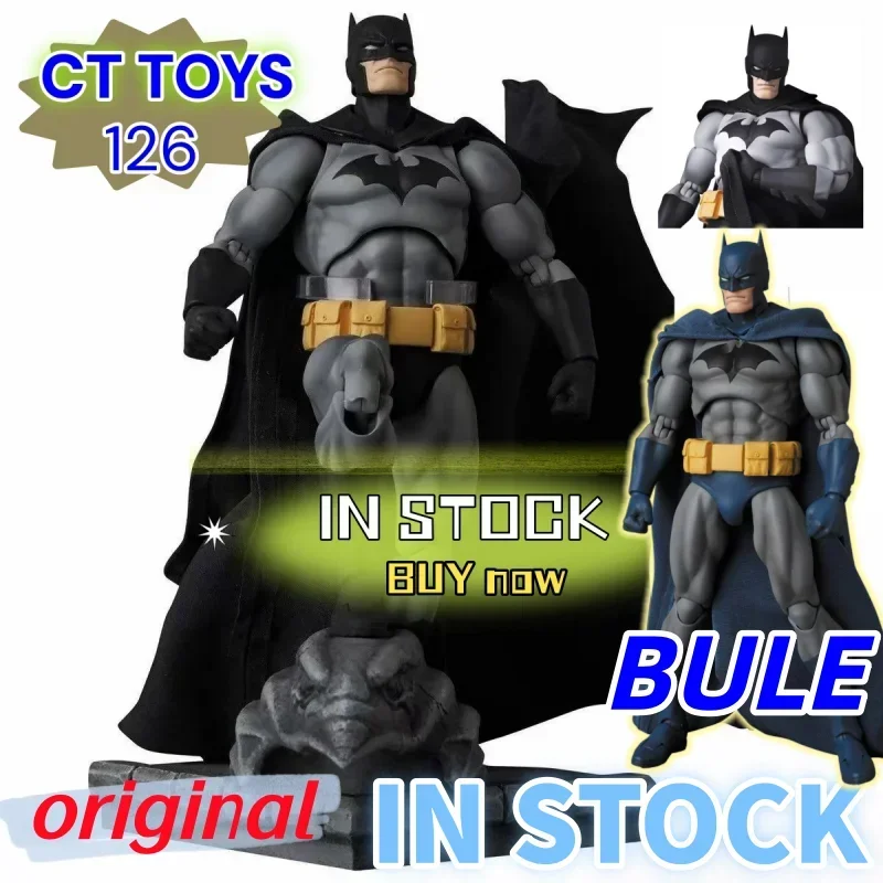 

HOT CT Toys Hush Batman Mafex 126 105 Action Figure Batman DC Justice League Figurine The Dark Knight Collection Kid Toy Gift