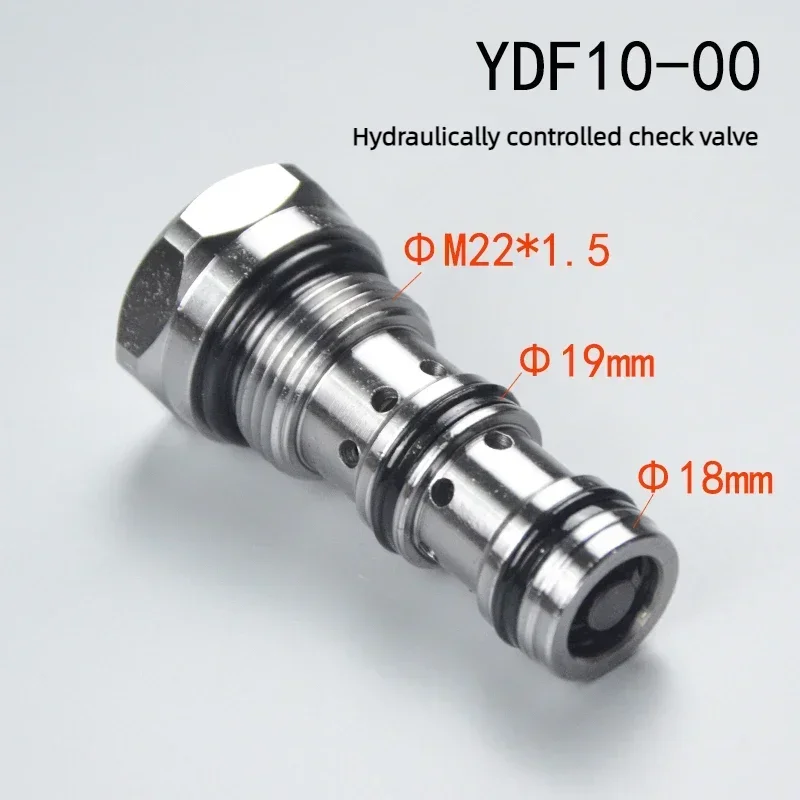 

Threaded Cartridge Hydraulic Control Check Valve YDF10-00 Hydraulic Excavator
