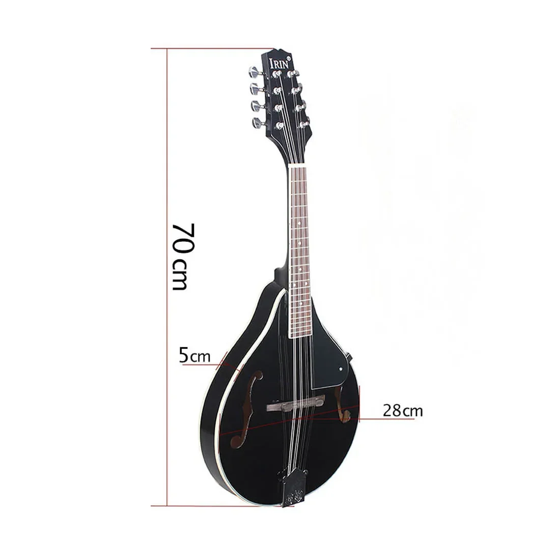 8 Strings Acoustic Mandolin Guitar A Style Basswood Body Mandolin Guitarra With Bag Picks Capo Guitar Parts & Accessories