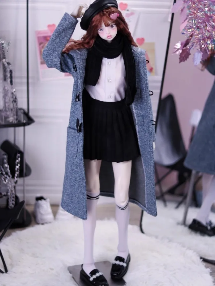 

New Arrival BJD Doll Clothes For 1/3 SD10 POPO68 ID75 Doll Coat Skirt Shirt Socks Hat Outfit Dolls Clothing Accessories