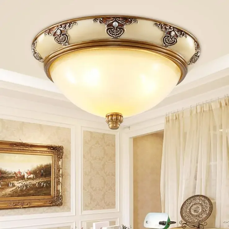 European Style Ceiling Lamp Retro Living Room Corridor Atmosphere Modern Simple Study Corridor Balcony Bedroom Lamps