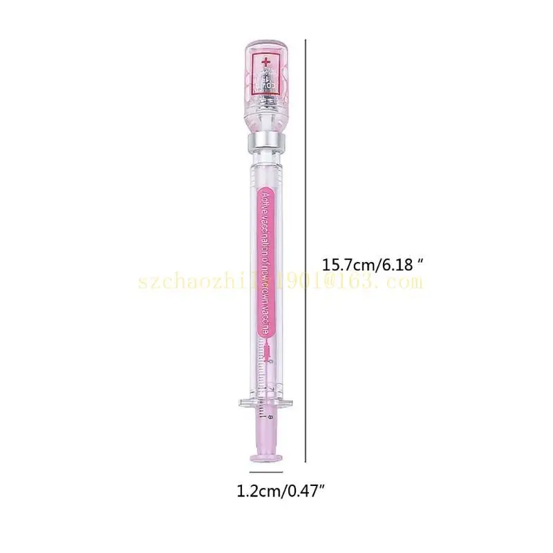 Długopisy 62KA Creative-Ballpoint z Artykułami Papierniczymi dla Uczniów i Szkół, Nowatorskie Długopisy Pielęgniarskie w Kształcie Strzykawki Creative-Ballpoint