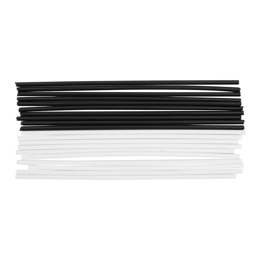 20pcs ABS Guitar Side Dot Markers ​100mm Length​ ​White and Black Colors ​Fretboard Position Markers