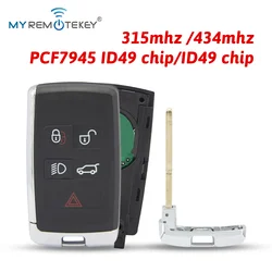 MYREMOTEKEY Smart Remote Car Key Control  315/434mhz ID49 Chip for Jaguar E-Pace F-Pace I-Pace Land Rover Range