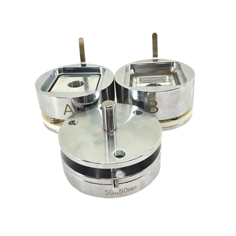 New polygonal aluminum alloy badge tool bar equipment metal badge mold automatic badge machine available