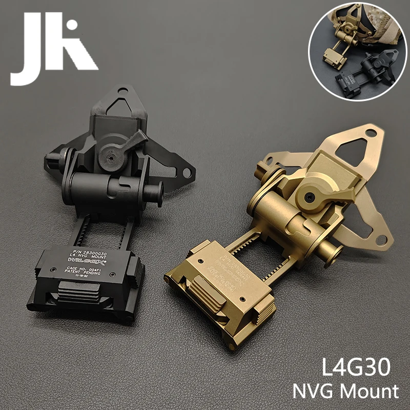 L4G30 NVG Adjustable Quick InstallationTactical Metal  Helmet Mount Holder Bracket Cuttlefish Dried Helmet Install Accessories