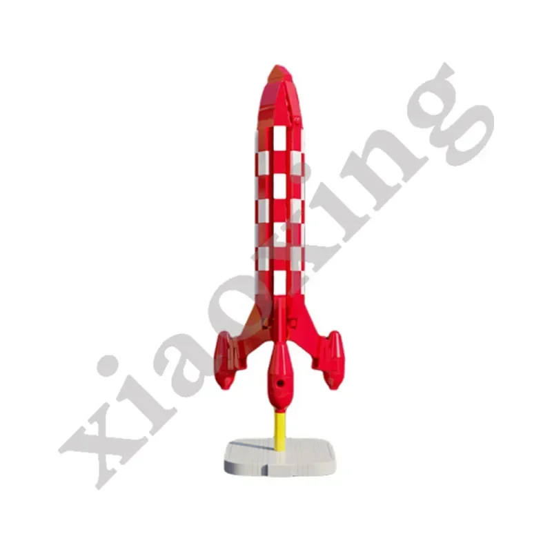 New Building Block Moc-39001 Moon Rocket Model Splicing Building Block Toy Adult Children Puzzle Birthday Christmas Gift Toy