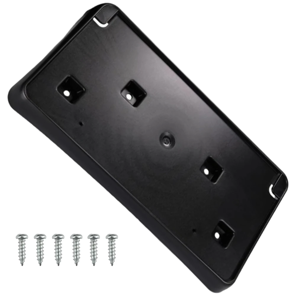 

68277137AA CH1068148 Front bumper license plate frame bracket with 6 screws for Jeep Grand Cherokee 2017 2018 2019 2020