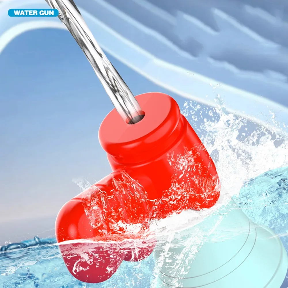 رذاذ الرش للأطفال البوق المياه المحمولة البلاستيك البوق رذاذ الماء اللعب سهلة ملء لطيف القرن المياه اللعب الصيف