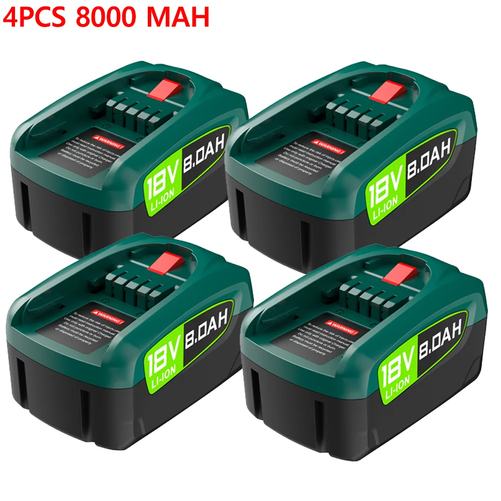 Voor Bosch PBA 18V Batterij 8.0AH Li-Ion Vervanging PST PSB PSR Huis Tuingereedschap AL1810CV AL1815CV