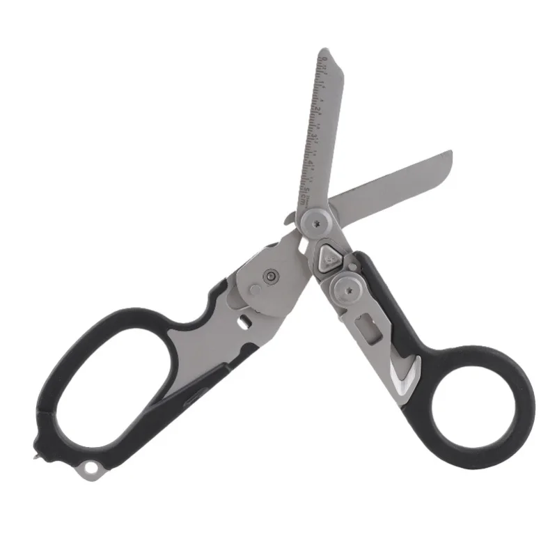

Ножницы для экстренного реагирования, складные многофункциональные ножницы, портативные ножницы из нержавеющей стали для кемпинга, путешествий