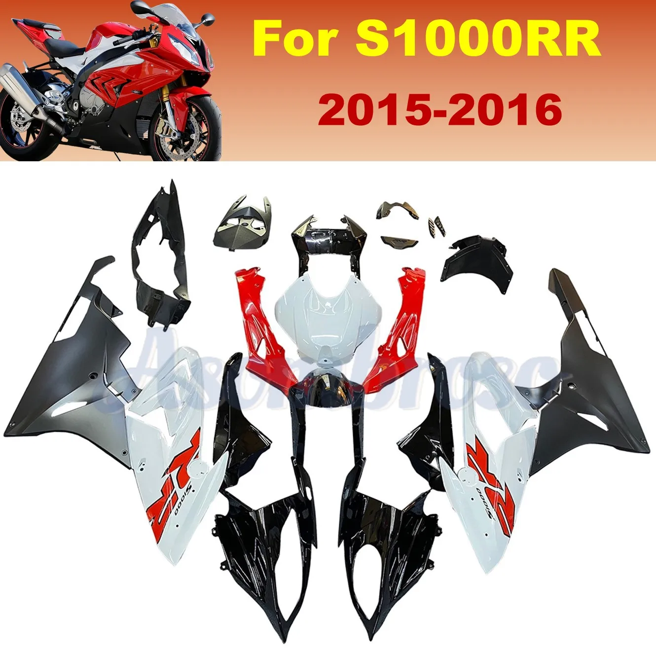 

For S1000RR 2015 2016 Motorcycle Fairings S1000 RR ABS Injection Accessory Bright Fairing Bodywork Kit