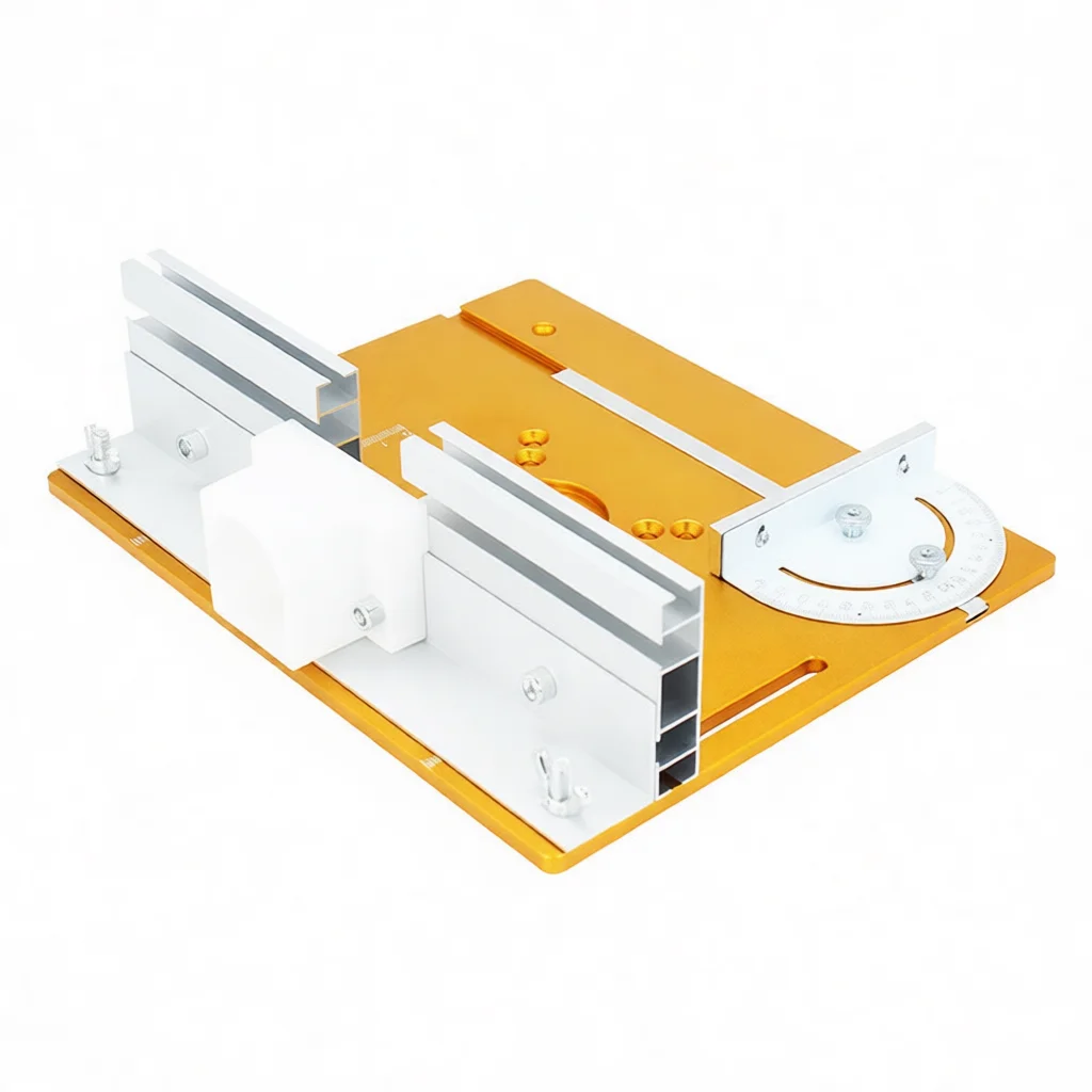 Professional Router Table Insert Plate C8 Woodworking Trim Router Base Aluminum Milling Machine Extension Bench Board