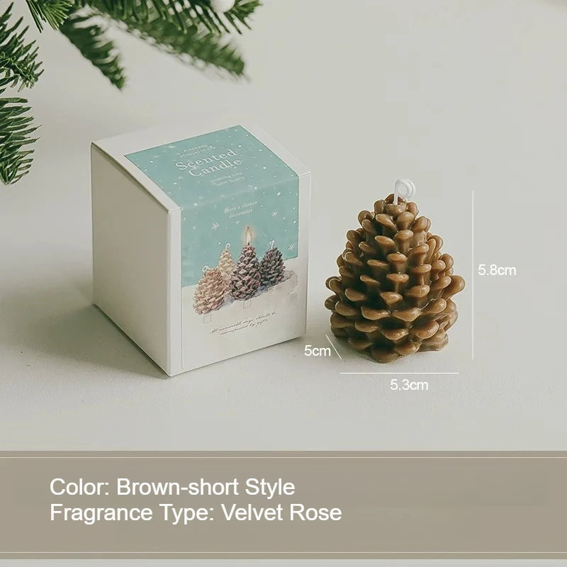 Pinecone Candle detail texture