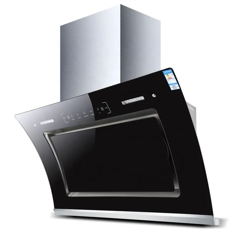 

90cm Glass Kitchen Range Hoods Electric Appliance Copper Moto US Free Custom Exhaust Household Restaurant Kitchen Lower Price