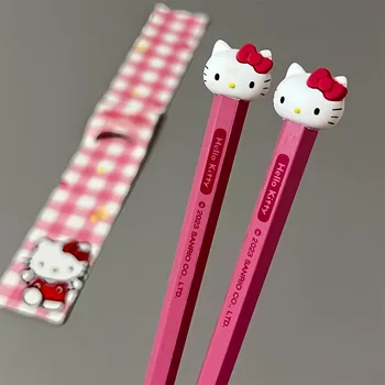 Sanrio Kawaii My Melody Çubuklarını Hello Kitty Kuromi Anime Karikatür Yaratıcı Çocuk Öğrenciler Mini Bebek Sevimli Taşınabilir Sofra