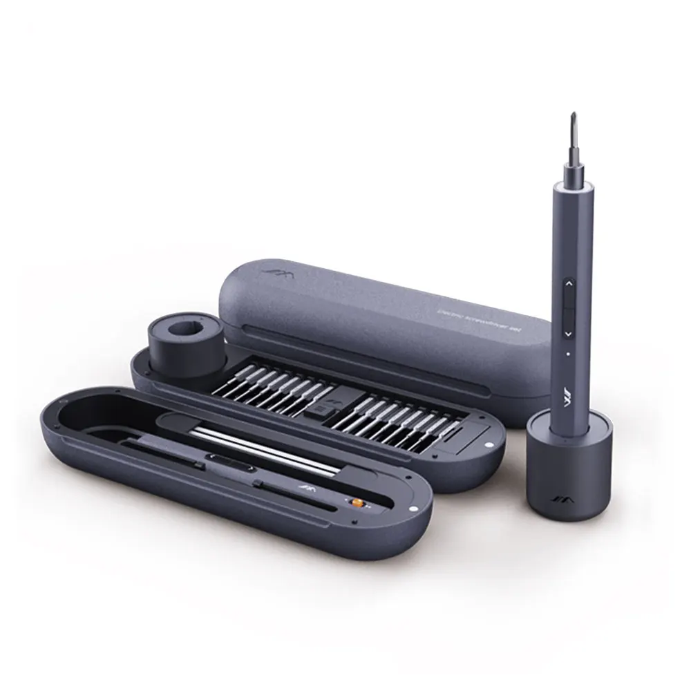 JIMIHOME مفك كهربائي صغير مجموعة عالية الدقة التلقائي القلم مصباح ليد مفك أداة قابلة للاستبدال للهاتف المحمول Lapt