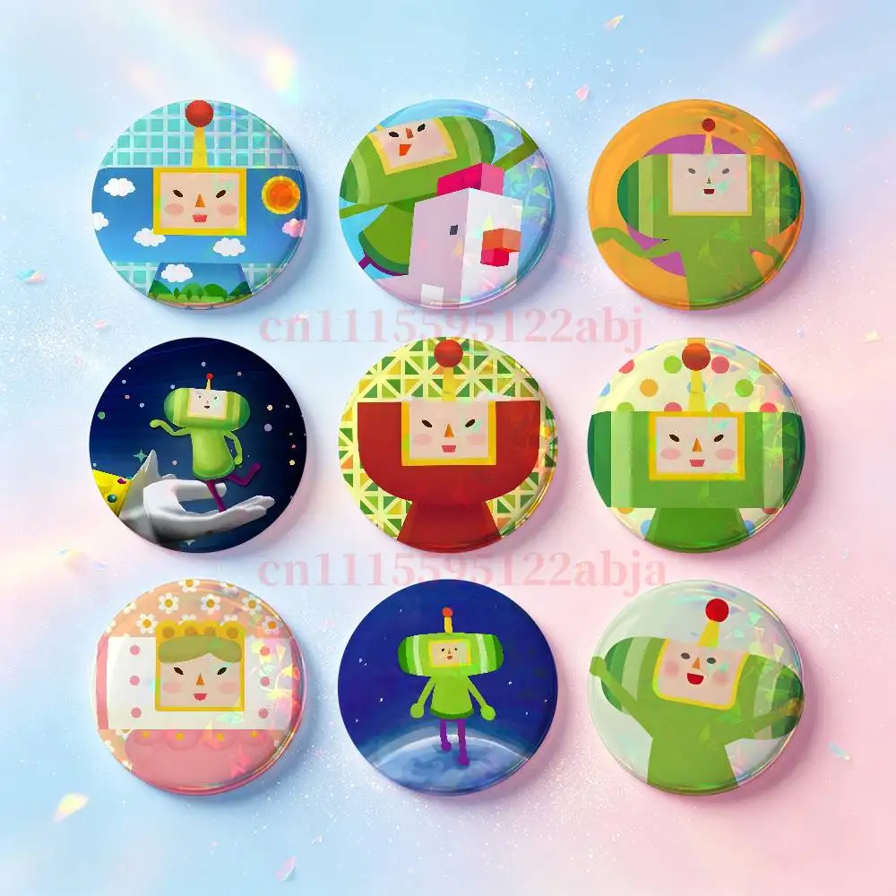 K-Katamari Damacy HD Print Badges Pretty Round Display Brooches IP merchandise 32mm 58mm 75mm 44mm 25mm