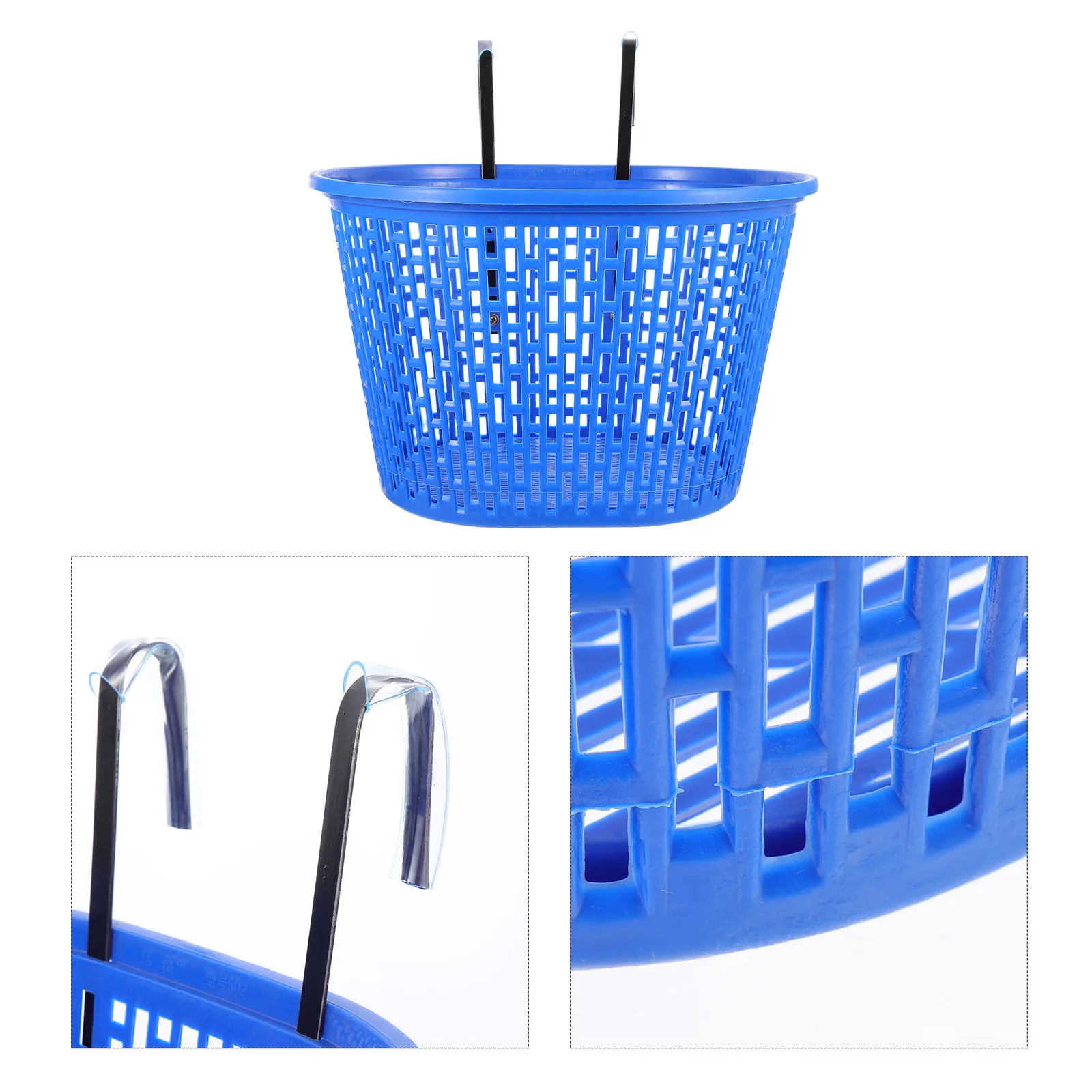 

Bike Storage Organizer Cycle Basket Front Plastic Fast Release Convenient Cost Effective No Strange Smell Unique Design