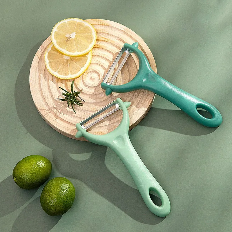 Y Shape Stainless Steel Vegetable Peeler, PP Handle Kitchen Peeling Tool for Apple Carrot Cucumber