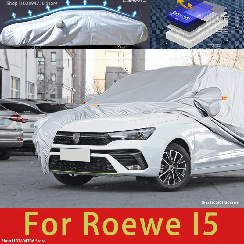 

Для Roewe CI5 полный автомобильный чехол, снежные чехлы, солнцезащитный козырек, водонепроницаемый, пылезащитный, внешние автомобильные аксессуары