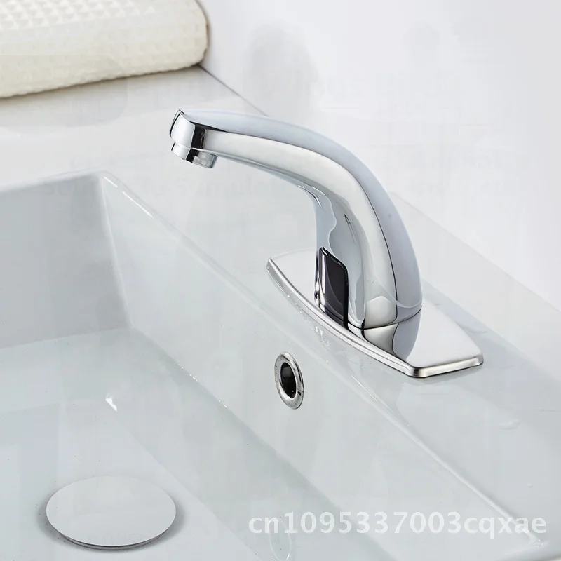 

Automatic Induction Faucet Single Touch Sensor Switch for Cold Hot Water AC/DC Sink Basin Intelligent Infrared Switch Modern