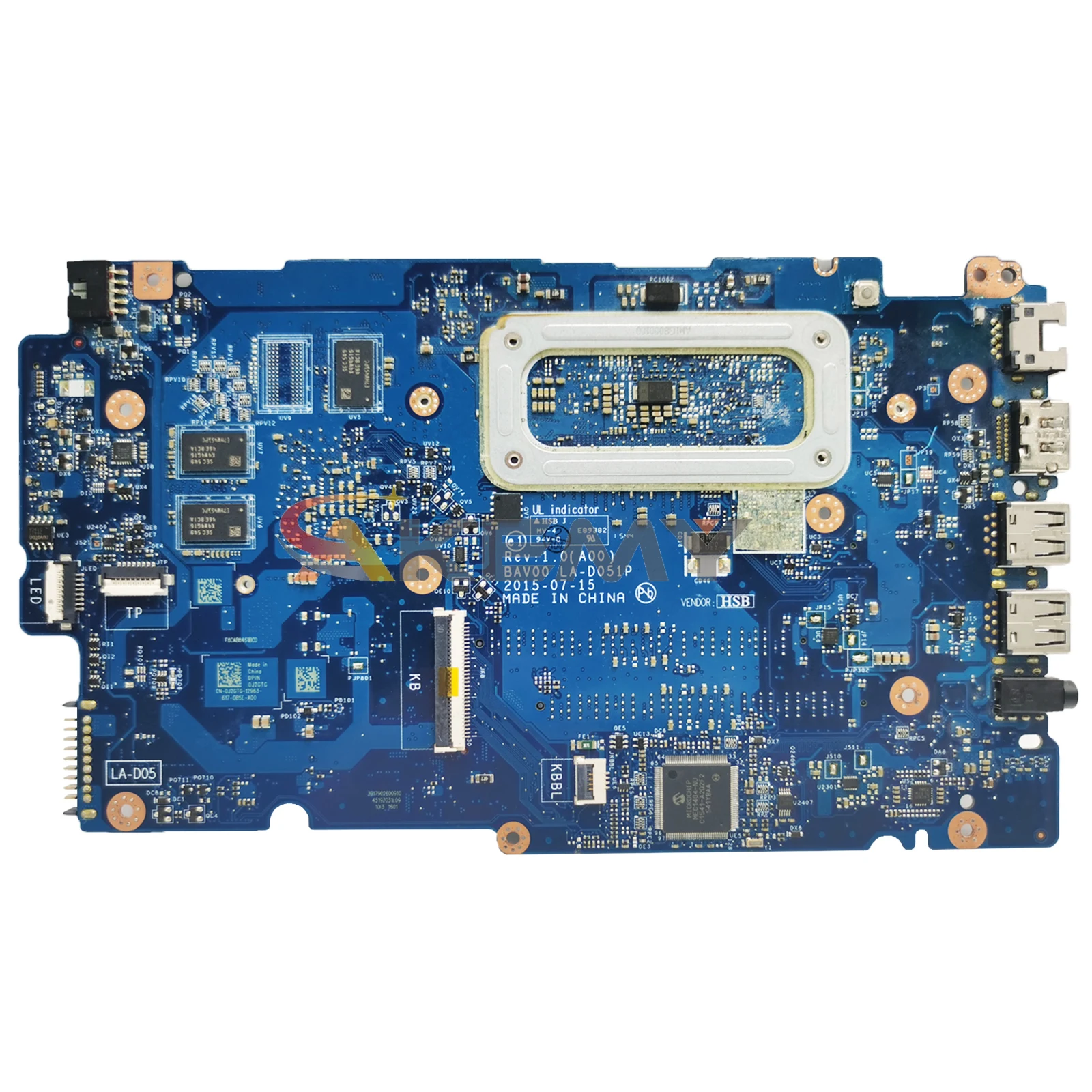 لوحة الحاسوب المحمول Akemy-notherboard لهاتف dell inspiron 15 ، 148000x9c7 ، باستخدام cpu من من من من نوع gt30m