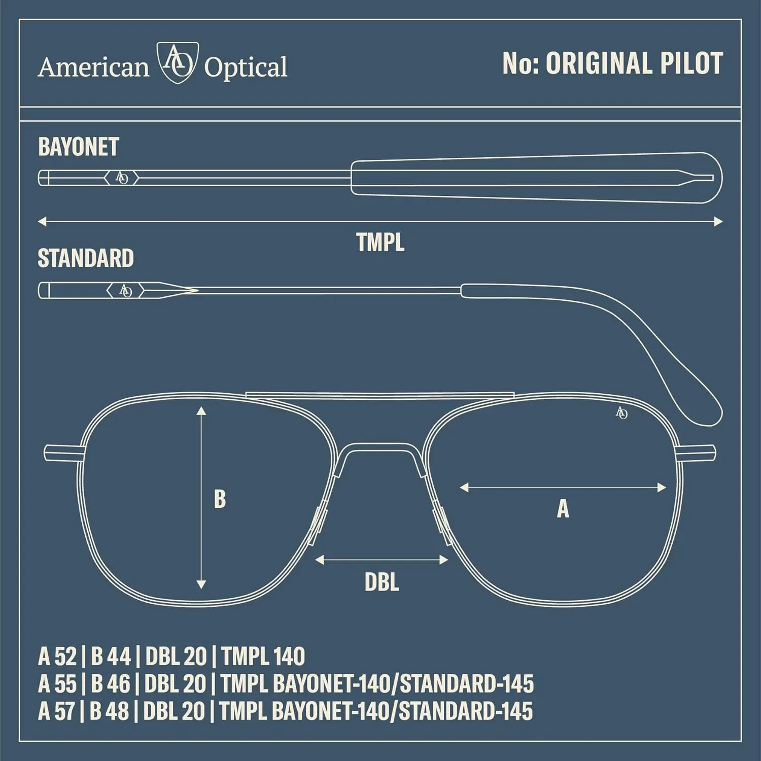 Imagem -04 - Lentes de Vidro Skymaster Originais Óculos de Sol Pilot