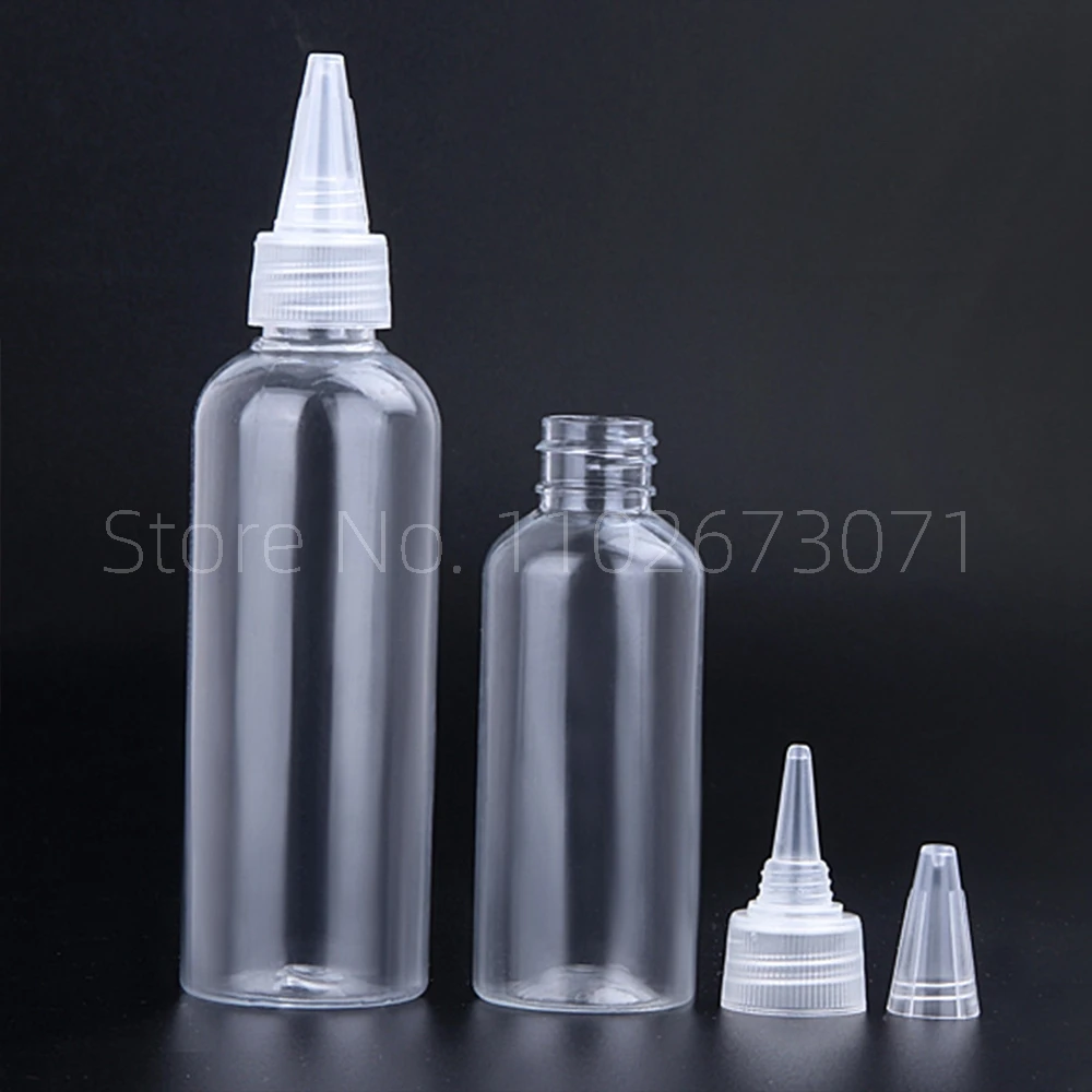 5ml-500ml  Tip Transparent Plastic Bottle Emulsion Extrusion Bottling Spot PET Empty Bottles  Plastic portable bottle