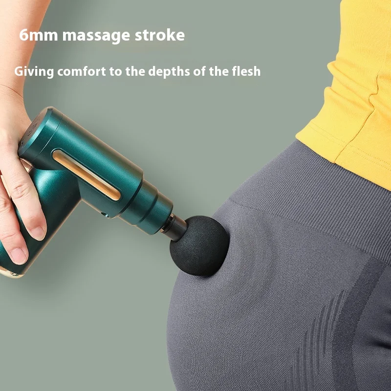 Tragbare Faszien massage pistole elektrische Percussion pistole Massage gerät Körper entspannung mit LED-Touchscreen 4 austauschbarer Massage kopf