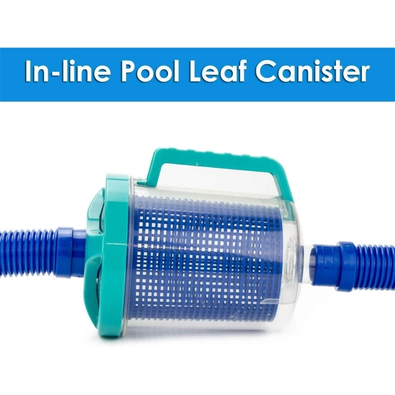 Inline Pool Leaf Canister with Basket, Replacement for W560, W530 Pool Cleaner, Swimming Pool Cleaners Accessory