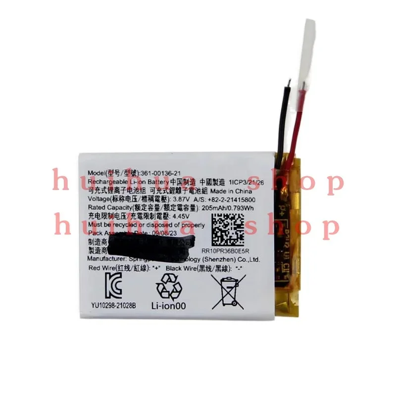 361-00139-10 361-00137-10 Replacement Battery For Garmin Venu SQ2 205mAh