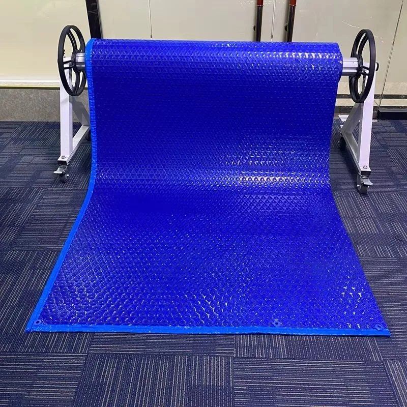 Outdoor Waterproof Foldable Swimming Pool Safety Cover Thickens Heating Film Blanket Pools Winter Tarp Gazebo Shelter Canopy