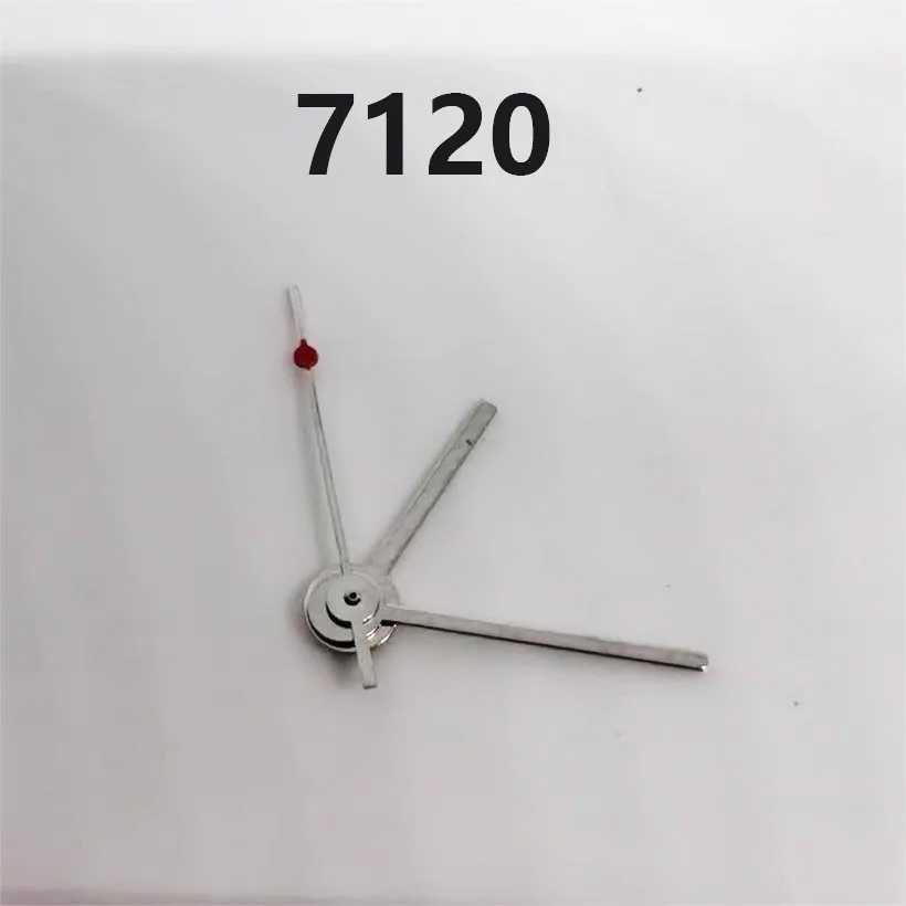 Watch Accessories Are Suitable For Domestic 7120 Movement With Red Dot Hands Hour Minute Second Three Needle Pointer