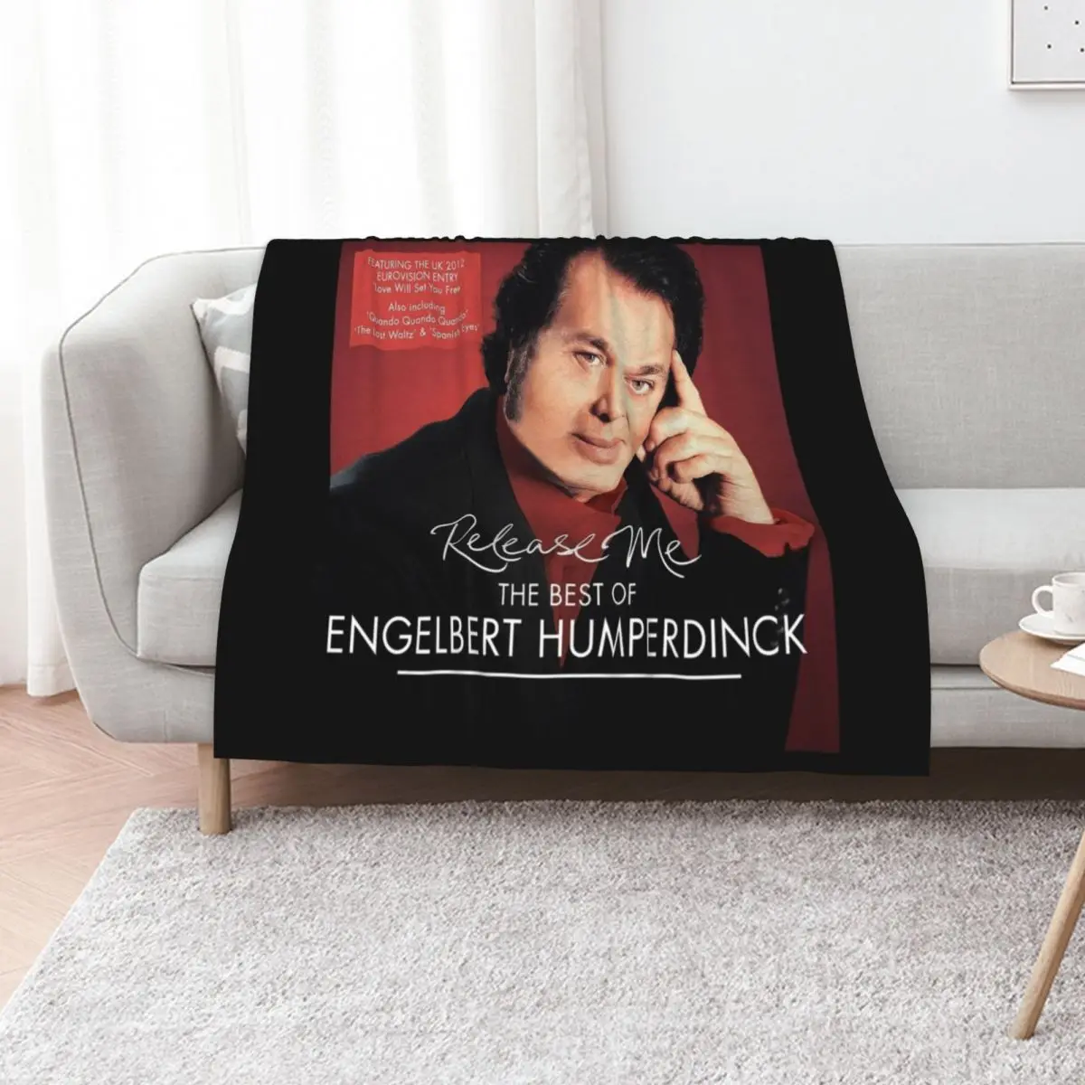 Engelbert Humperdinck release me the best of engelbert humperdinck Throw Blanket Soft Beds sofa bed Plush Custom Kid'S Blankets