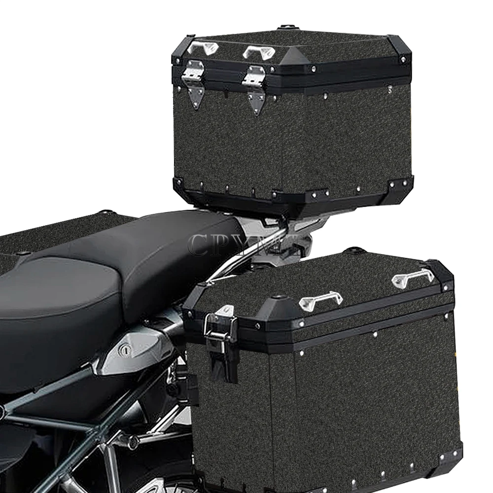 Motorcycle Aluminum Panniers Decorative Stickers Luggage Box Top Case Decor Decal Fit For R1250GS GSA F850GS R1200GS ADV