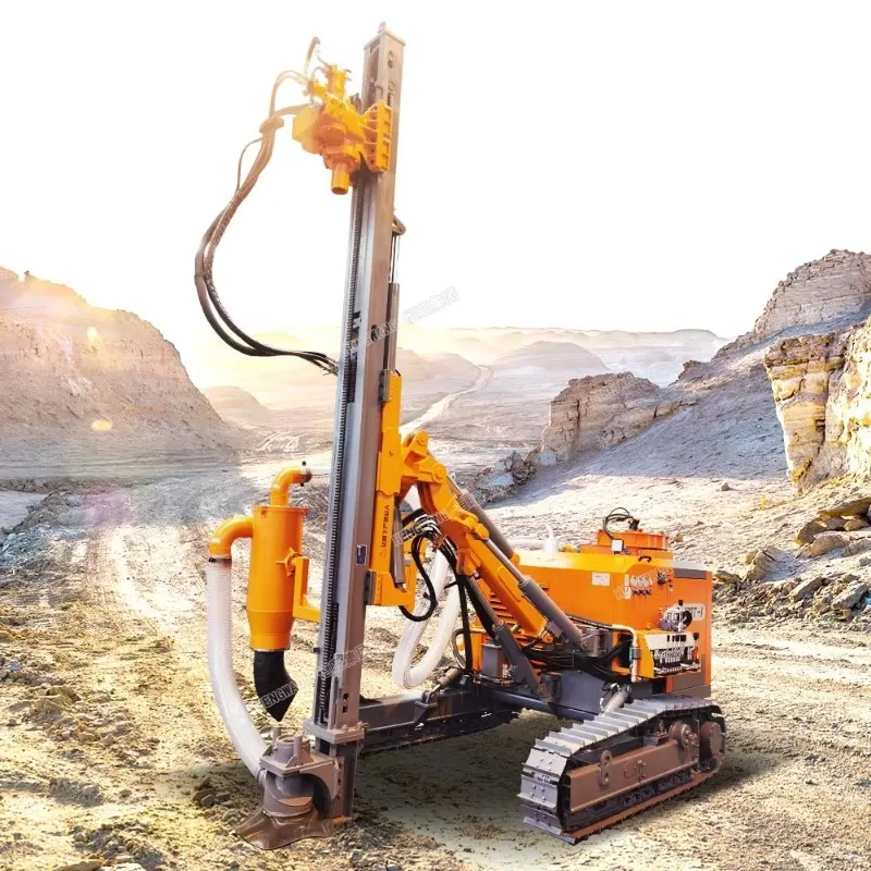 Down The Hole Drill Rig Machine DTH Surface Drill Rig Machine Used for Drilling Blasting Holes in Mines To Facilitate Ore Mining