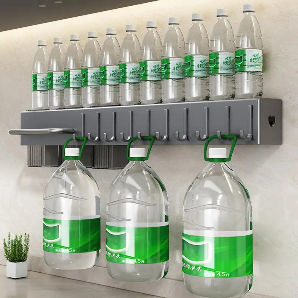 Wall-mounted Cutter Holder Carbon Steel Wall-mounted Cutter Storage Rack with Spoon Fork Holder Utensil for Kitchen for Hanging