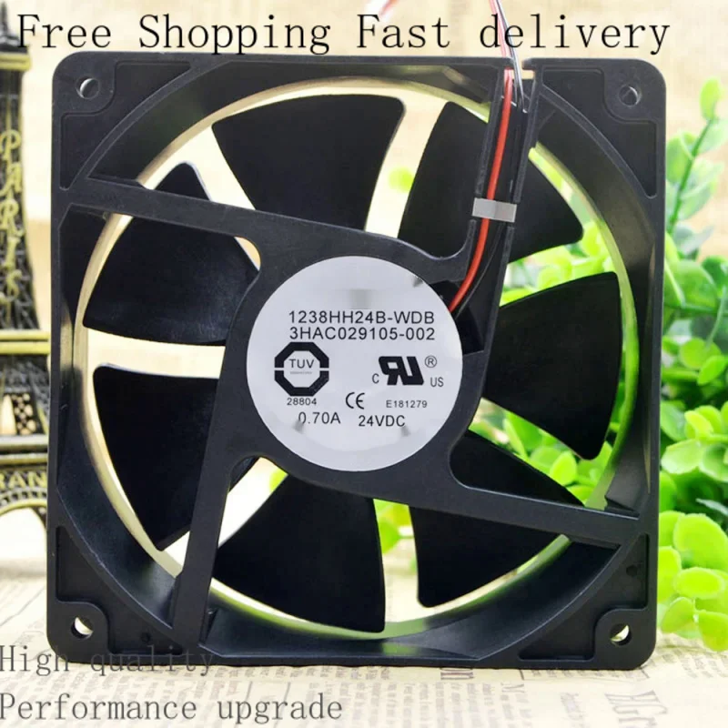 

1238HH24B-WDB 3HAC029105-002 24V 0.70A ABB Dc Brushless Electric Motor Blower Cooling Fan